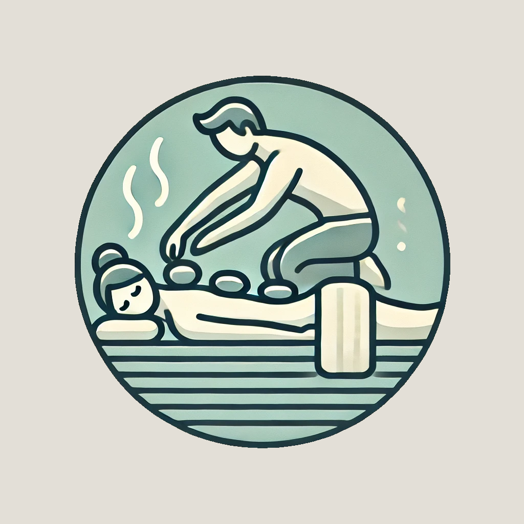 Hot Stone Massage - Wärme und ruhige Massagegriffe