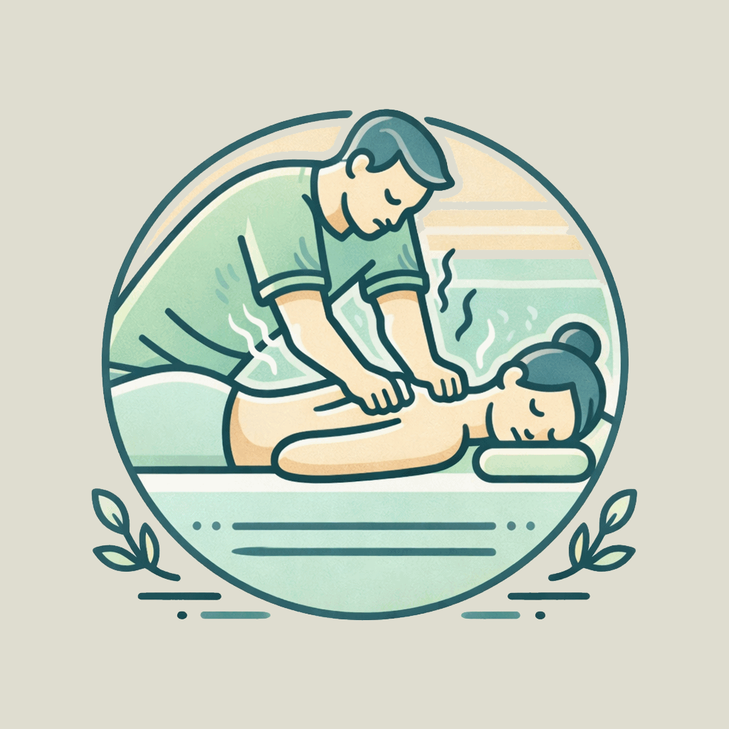 Intensive massage – strong full-body massage