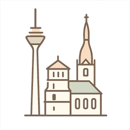 Düsseldorf Piktogramm